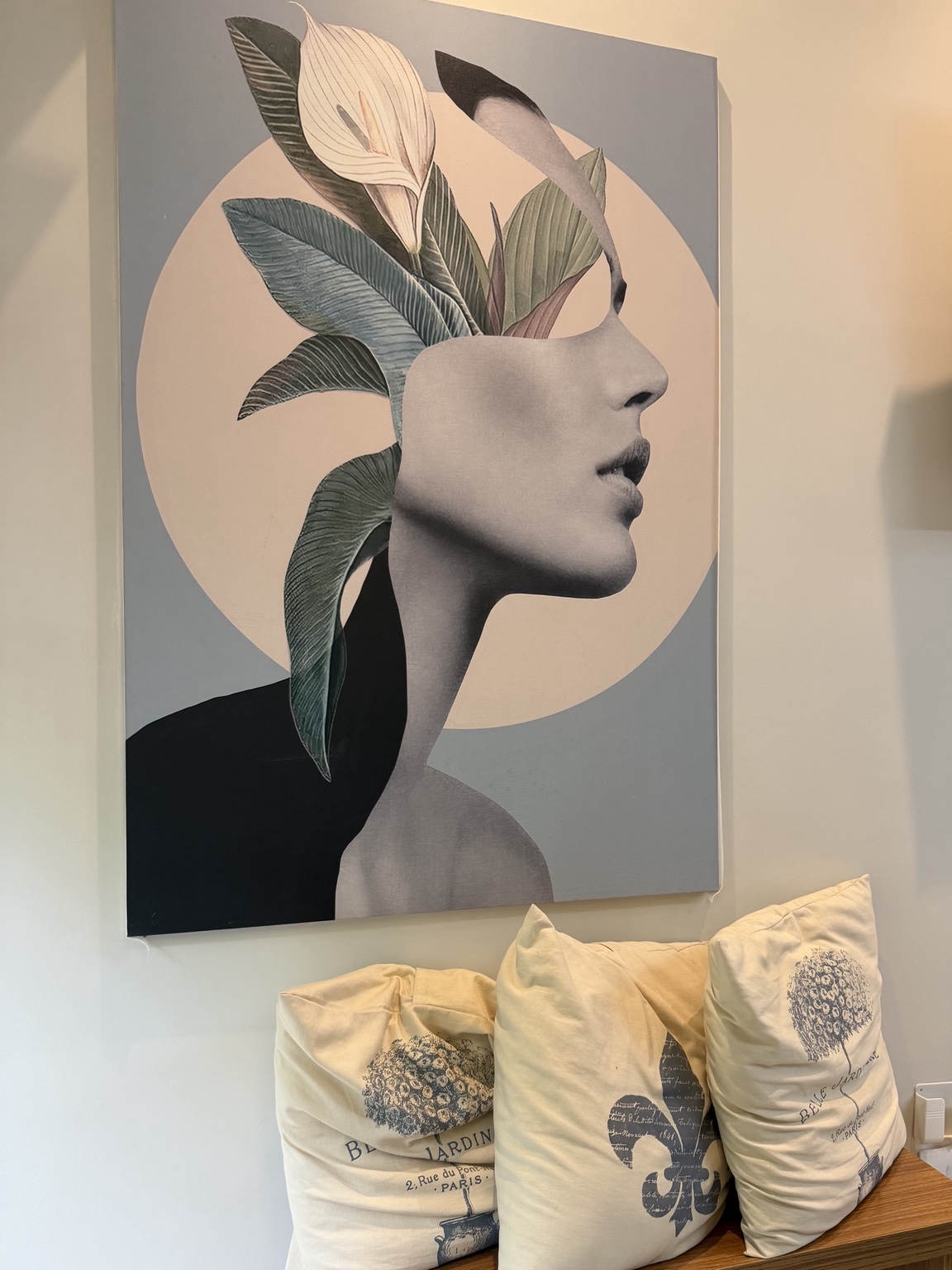 Detalhes de arte e decoração do novo consultório